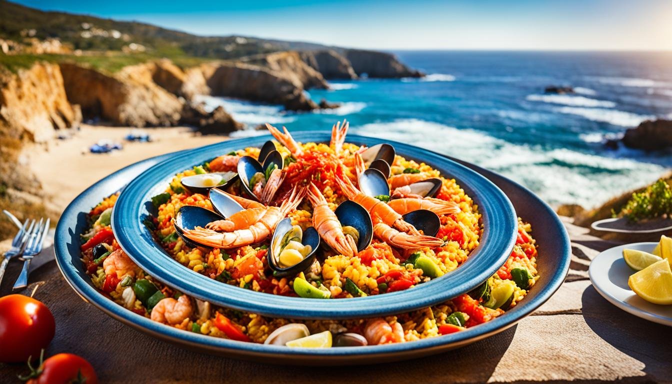 Paella de Mariscos al Estilo Mediterráneo