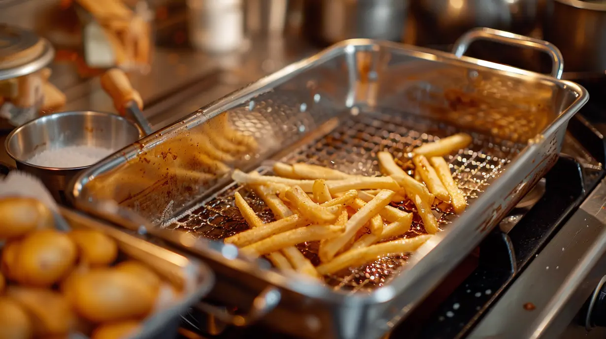 Patatas Fritas Caseras en Freidora de Aceite