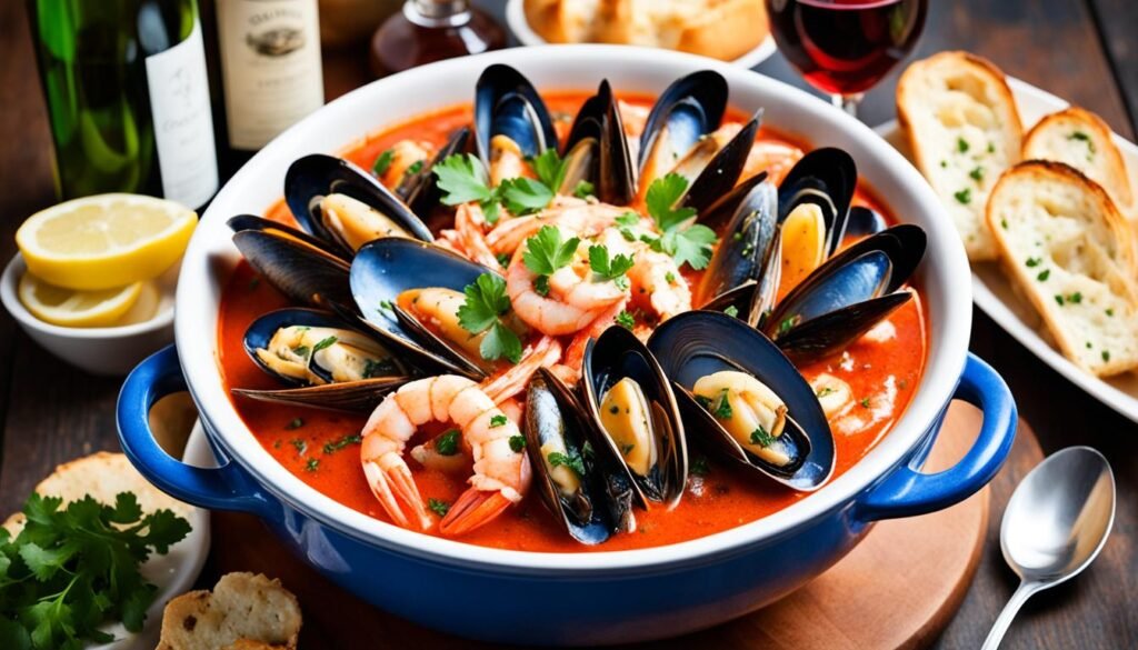 sopa de mariscos Cioppino